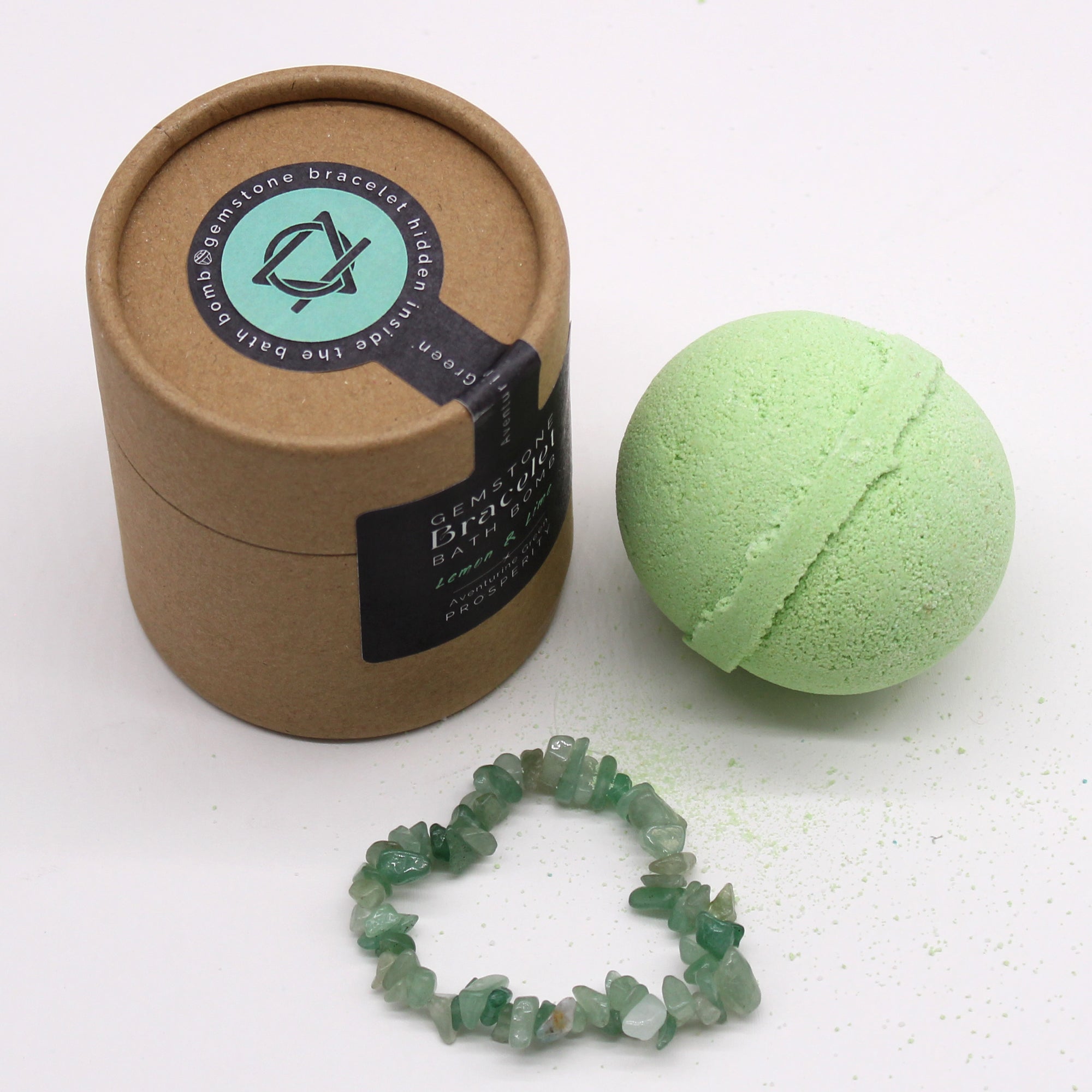 Edelsteen armband bad bom - Groene avonturijn