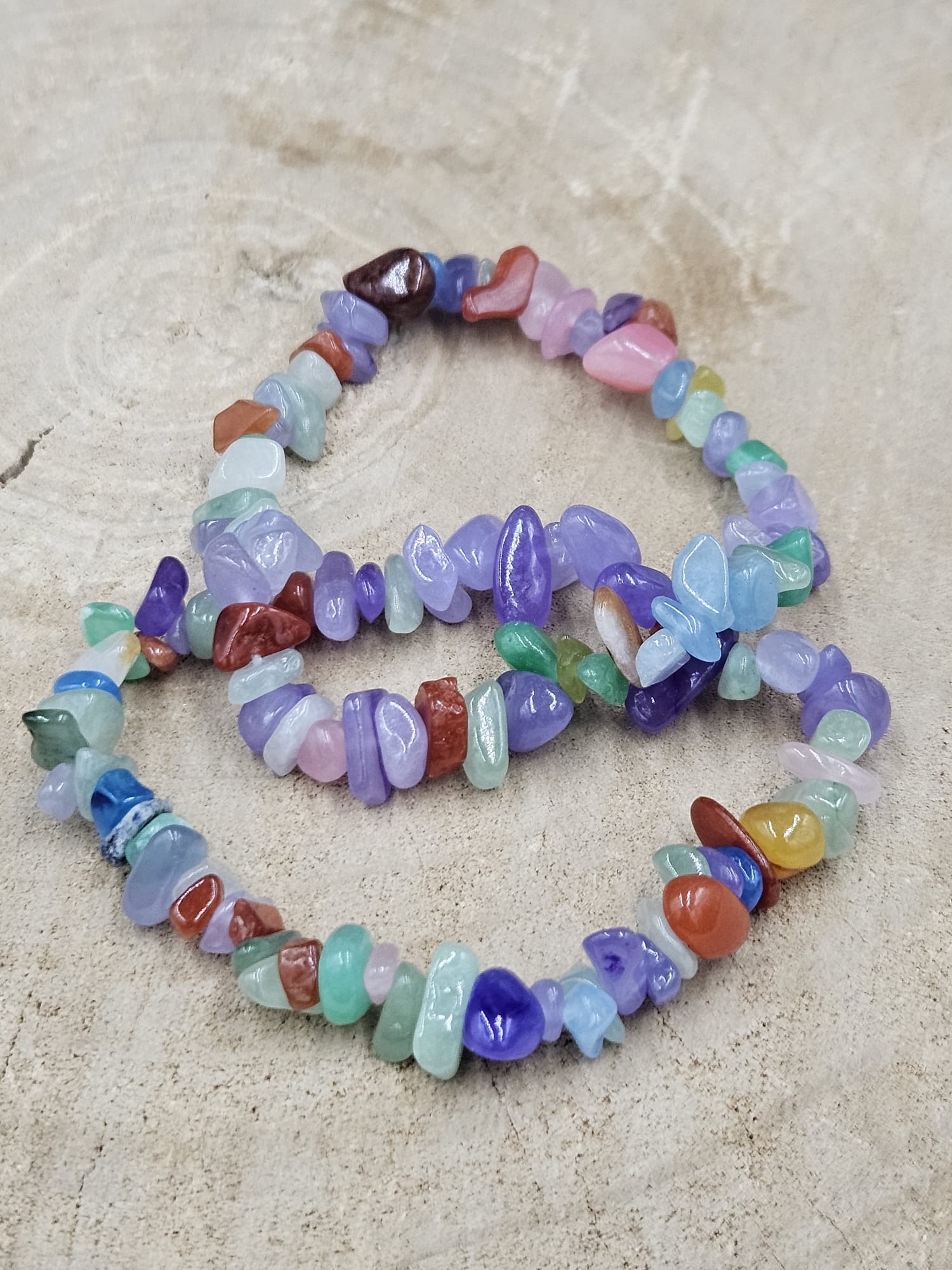 Splitarmband jade multicolor