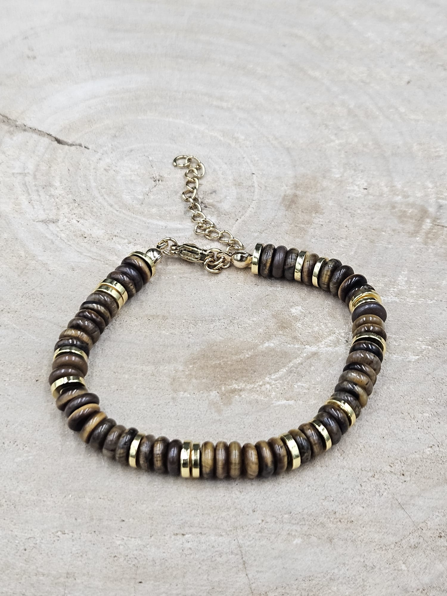 Armband Ona - Tijgeroog