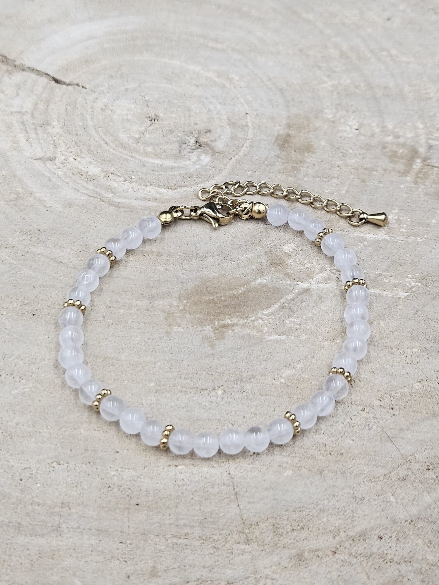 Armband Halo - Rozekwarts