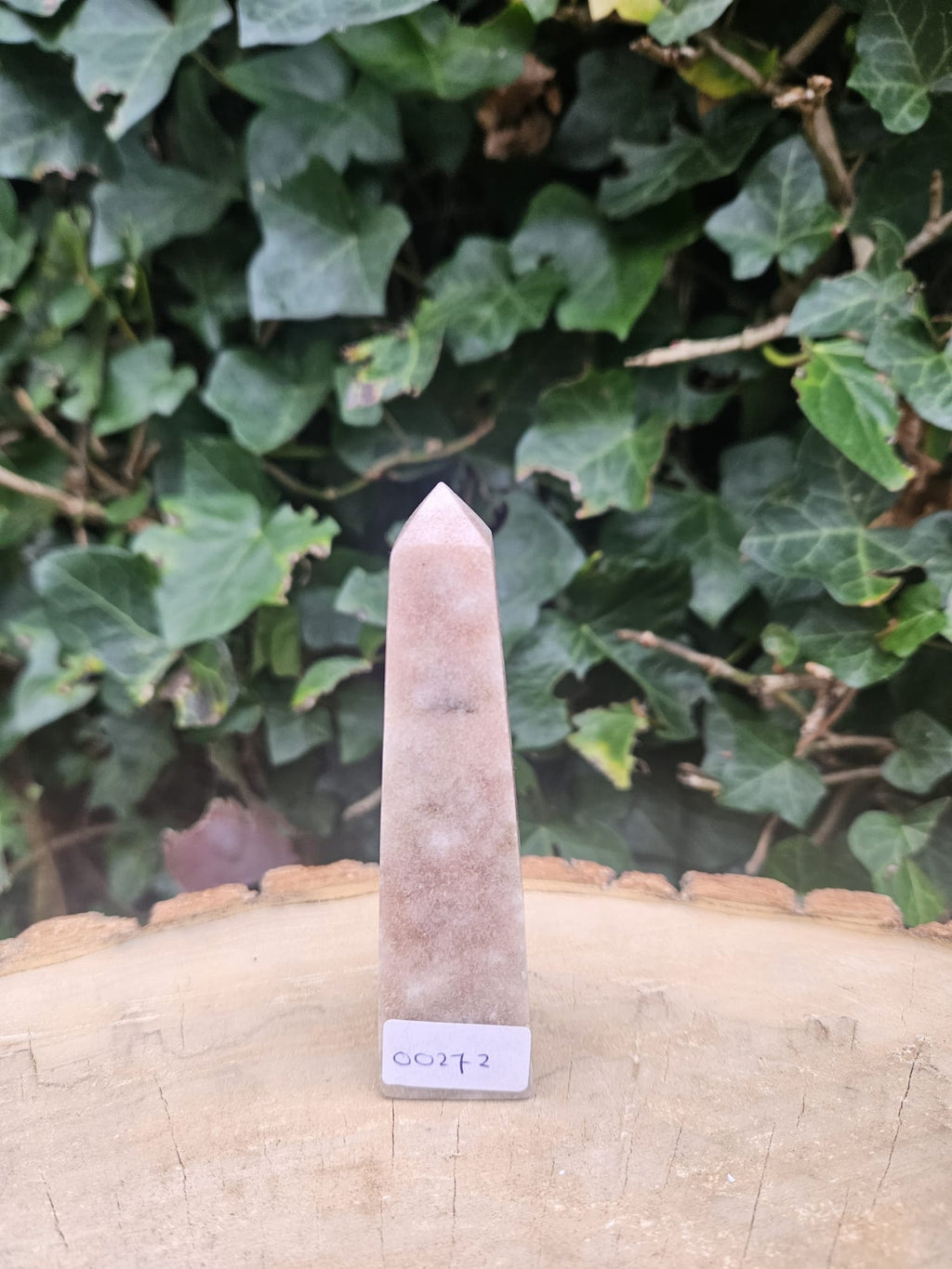 Roze amethist obelisk 00272