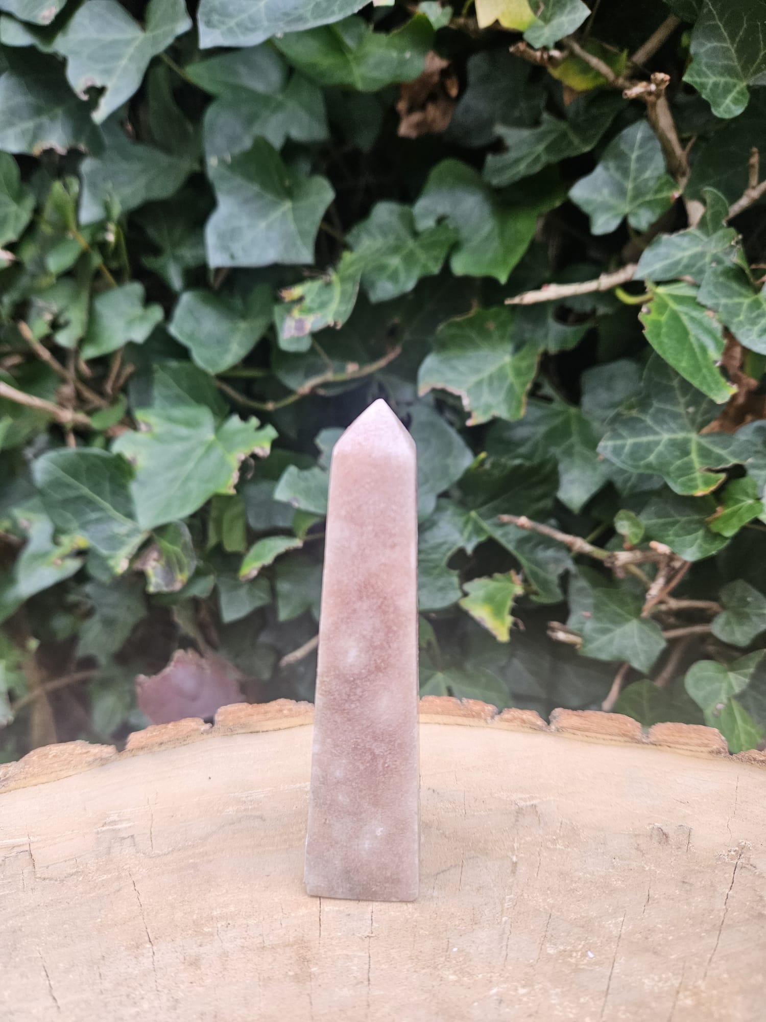 Roze amethist obelisk 00272